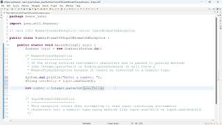Java 115: NumberFormatException versus InputMismatchException