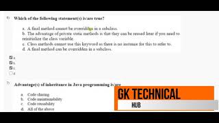 NPTEL Programming in Java Assignment 3 solution|| Week 3|| Quiz 3||2020..