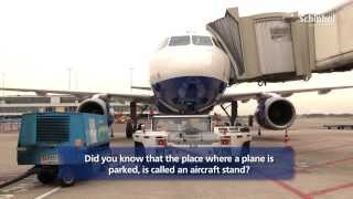 What happens after parking a plane?