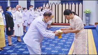 สมเด็จพระเจ้าลูกเธอ เจ้าฟ้าสิริวัณณวรีฯ เสด็จลง ณ ศาลาดุสิดาลัย สวนจิตรลดา พระราชวังดุสิต