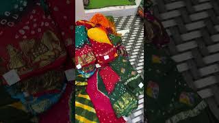 Pure ki bandhni saree/Jaipuri saree/bandhej sadi wholesale textile market