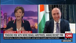 Ambassador Husam Zomlot with CNN on the developments in Gaza