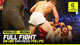 1ST ROUND STOPPAGE 🙌 | David Morales vs. Fernando Medina | FULL FIGHT | CW 182