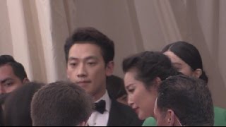 Fan BingBing,Rain and Kris Wu at Met Gala 2015