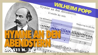 🎼  WILHEILM POPP - Hymne an den Anendstern (Op. 511 N. 3) [FLUTE \u0026 Piano] - (Sheet Music Scrolling)