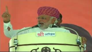 Shri Narendra Modi addresses Bharat Vijay Rally in Pachpadra (Barmer, Rajasthan)