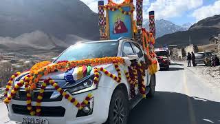 Karnataka to Rizong monastery ladakh. To carrying holy Relics (Skudung) of Gaden Trizur  Rinpoche…