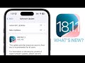 iOS 18.1.1 Released - What's New?