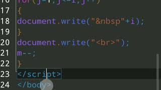 JavaScript Pyramid Pattern | Pyramid Pattern in JavaScript | JavaScript Pyramid Number Star Pattern