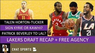 Lakers Rumors: Draft Recap + 2019 Free Agency News Today On Kyrie Irving & Kawhi Leonard