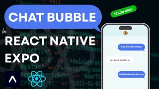 Build a WhatsApp Chat Bubble UI in React Native Expo | React Native Tutorial | chat box