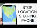 How To Stop Sharing Location On iPhone! (2023)
