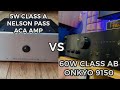 Nelson Pass Class A vs Class AB amplifier (3-song comparison)