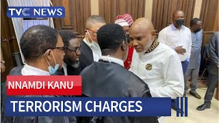 (VIDEO) Nnamdi Kanu To Know His Fate On Terrorism Charge April 8