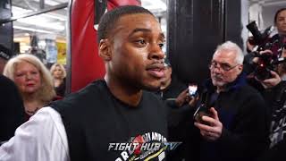 ERROL SPENCE "I'VE BEEN WANTING THE KEITH THURMAN FIGHT SINCE I WAS 15-0!"