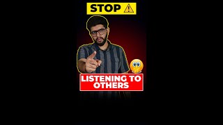 Stop Listening to Others | Career Guidance | Life Guidance | Ishaan Arora | Finladder
