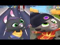 Talking Tom Gold Run New Update VS Chinese Version New Character Talking Becca VS Fortune Tom