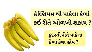 જો તમે કેળાં ખાવાના શોખીન હોય તો જરૂરથી સાંભળો || કુદરતી તથા કૃત્રિમ રીતે પાકેલા કેળા નો તફાવત ||