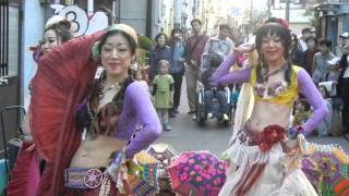 高円寺びっくり大道芸２０１４　ベリーダンス