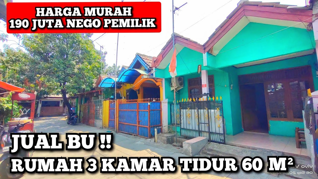 Dijual Bu !! Rumah 3 Kamar Tidur 60 M² || Bonus AC || Harga Murah 190 ...