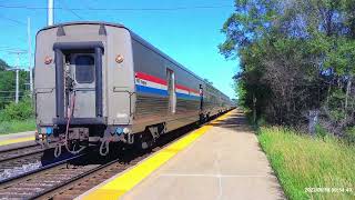 Amtrak 49 leaves South Bend station at MP 438.