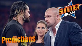 Triple H vs Seth Rollins - WWE SummerSlam 2015 #SummerSlam