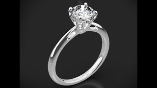 Ritani 1RZ3279 Solitaire Engagement Ring