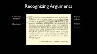Identifying Arguments