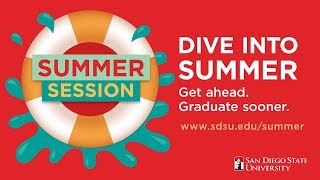 Sdsu Summer Session 2018 Sign Up Today