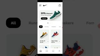 Shoes app with skeleton loading | #coding #cool #viral #shorts #reactjs |