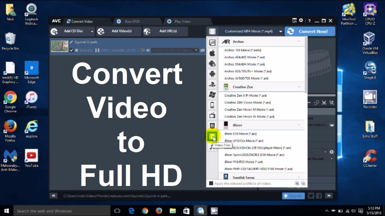 How to Convert Video to mp4 or How to change Video file to mp4 HD 1080p or 4K Video - Free & Fast’ How to Convert Video to mp4 or How to change Video file to mp4 HD 1080p or 4K Video - Free & Fast