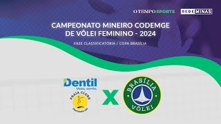 DENTIL PRAIA x BRASÍLIA VÔLEI | AO VIVO E COM IMAGENS | CAMPEONATO MINEIRO CODEMGE 2024