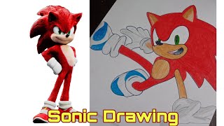 How to draw sonic full body Part 4 easy step by step /  drawing 2023 tutorial draw and color sonic