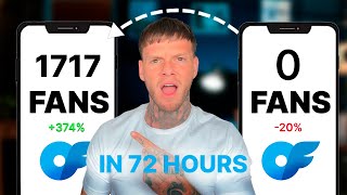 How to gain 1700 FANS in 72 hours on Onlyfans (Full Guide)