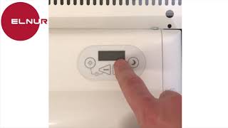 Elnur HHR Storage Heater - Step 4: How to set the temperatures for Sun and Moon Ecombi HHR