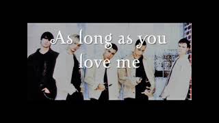 Backstreet Boys - As Long As You Love Me (Subtitulada en castellano)