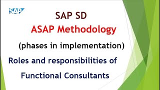 ASAP methodology || phases in Implementation || SAP SD || SAP SD Tutorials