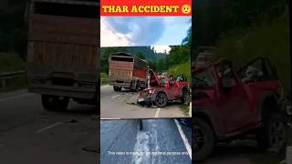 Mahendra thar and truck accident video #hunarrocks #bollywood #retro