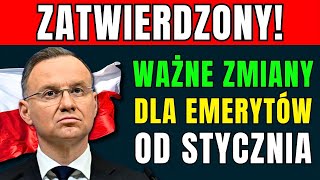 ⚡️UWAGA: ZUS WYDAŁ KOMUNIKAT! 👉 WAŻNE ZMIANY DLA EMERYTÓW OD STYCZNIA 2025! ✅ DATY I KWOTY PŁATNOŚCI