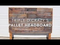 Wood Pallet Headboard