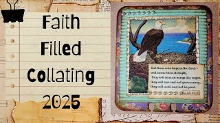 #faithfilledcollaging2025 #biblejournaling Challenge W/1st Prompts For February Collage On Rolodex