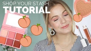 SPRING TUTORIAL// Monochromatic Peach Makeup!