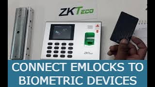 Connecting One Biometric Device with One EMLock \u0026 Connecting Two Biometric Devices with One EMLock