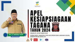 LIVE! APEL KESIAPSIAGAAN TAGANA 2024 | Jakarta 18 Oktober 2024