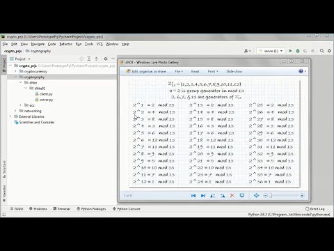Diffie-Hellman Key Exchange w/ Python (public version)