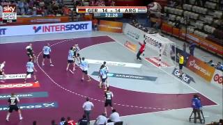 Handball WM in Qatar 2015 Deutschland - Argentinien