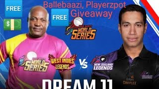 today match free giveaway//ballebaazi, Playerzpot big 🆓 giveaway
