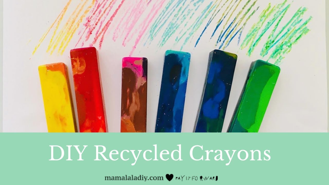 DIY RECYCLED CRAYONS - YouTube