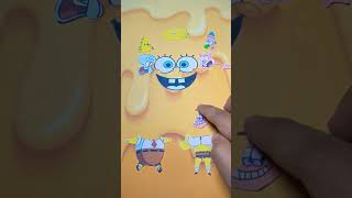 Woww ‼️ Spongebob Muscle vs Patrick 😹😂 funny character change puzzle Spongebob 🤣 #shorts #short