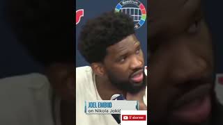 #short Nikola Jokic and Joel Embiid talk about the journey to the MVP title !